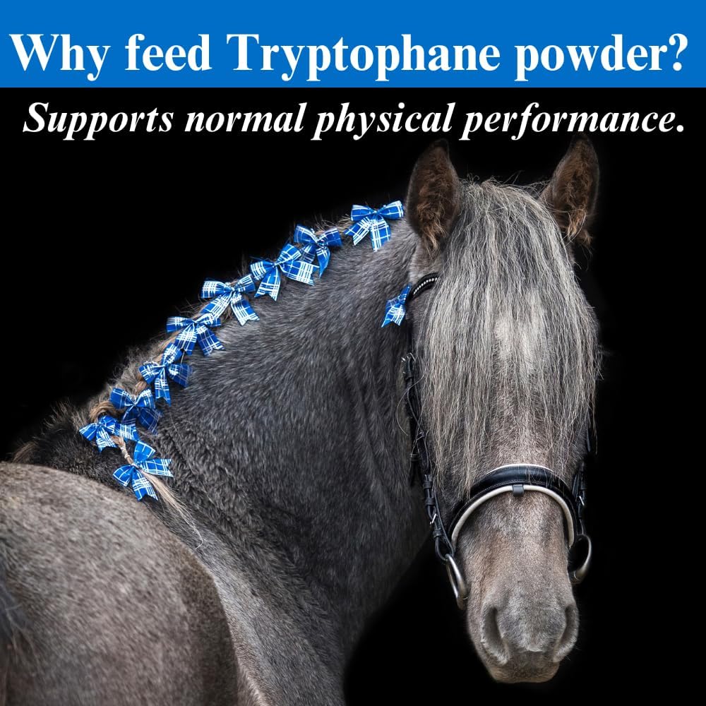 2 Pack of SU-PER Tryptophane Horse Calming Supplement, 2.5 Pounds - Promotes Calmness and Balanced Behavior
