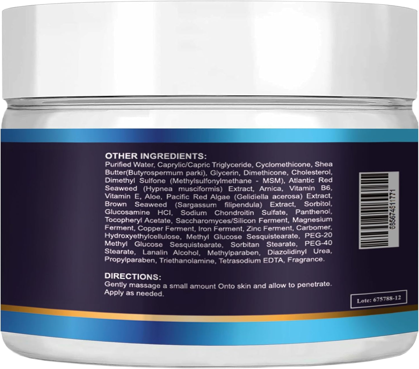 2 Pack of Vitamisan Glucosamine Chondroitin MSM Collagen and Arnica Cream 4 OZ - Joint Health Support Cream