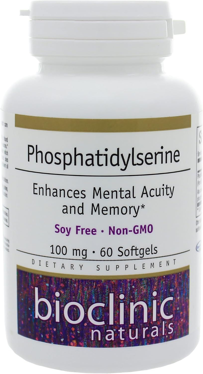 2 Pack Phosphatidylserine Softgels by Bioclinic Naturals - 60 Count
