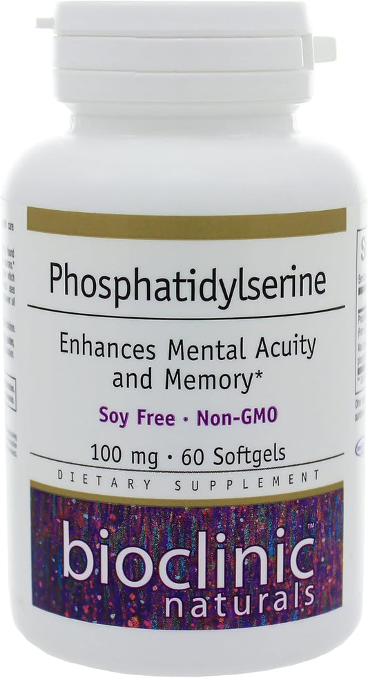 2 Pack Phosphatidylserine Softgels by Bioclinic Naturals - 60 Count