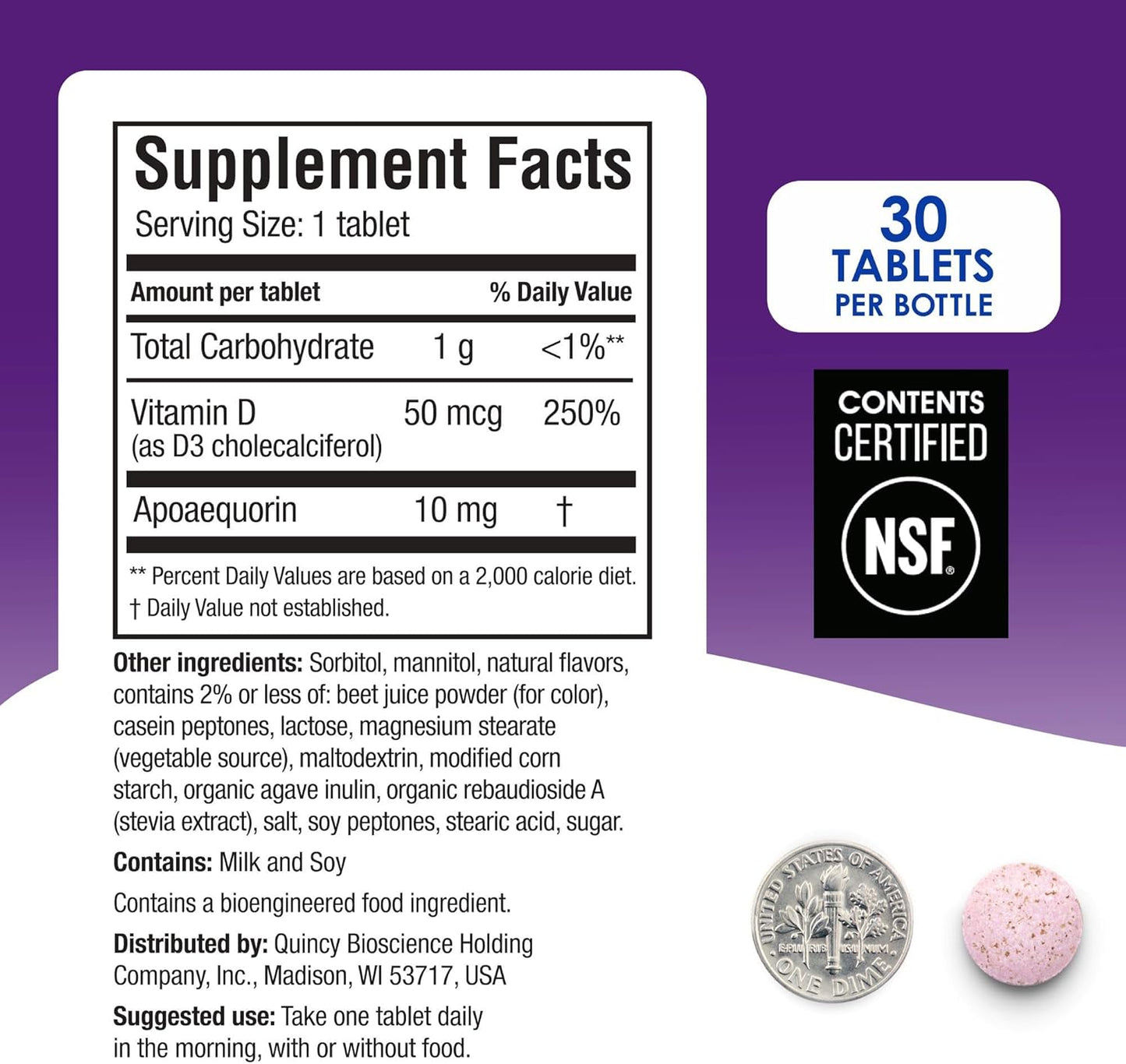 2-Pack Prevagen Regular Strength 10mg Chewables in Mixed Berry Flavor with Apoaequorin, Vitamin D, and 7-Day Pill Minder