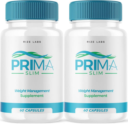 (2 Pack) Prima Slim Supplement Capsules - Advanced Formula for a Healthy and Fit Body with Great Results - 120 Capsules
