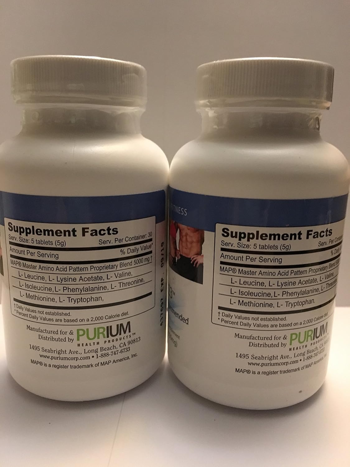 2 Pack Purium Super Amino 23 - 150 Vegan Tablets, BCAA & Essential Amino Acid Supplement, Muscle Building, Pre Workout, Recovery - Gluten Free, 60 Servings