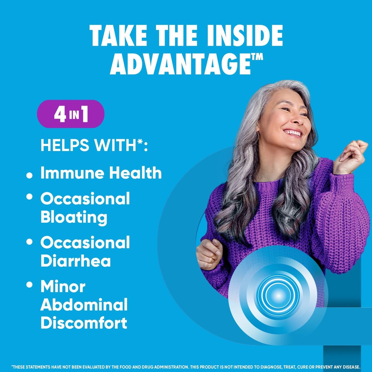 2-Pack Schiff Digestive Advantage Daily Probiotic Capsules - 30 Capsules in Each Pack for Gut Health