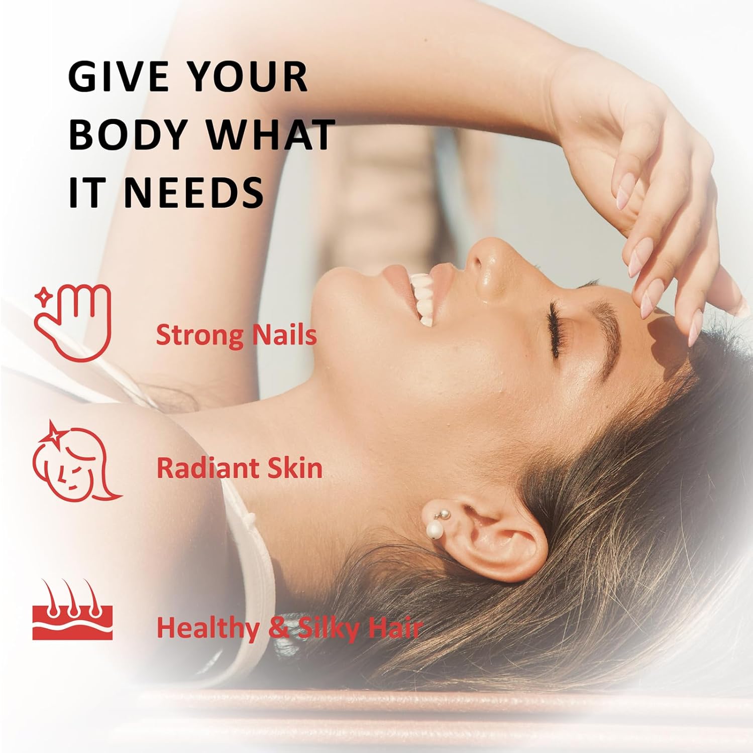 2 Pack Sugar-Free Multi Collagen Peptides Gummies with Biotin, Hyaluronic Acid, and Vitamins for Skin, Hair, Nails, and Joints - Strawberry Flavor