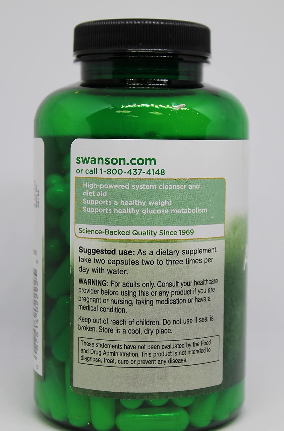 2-Pack Swanson Apple Cider Vinegar Capsules for Weight Loss & Digestive Health - 180 Capsules, 625mg - Supports Metabolism & Glucose Profile