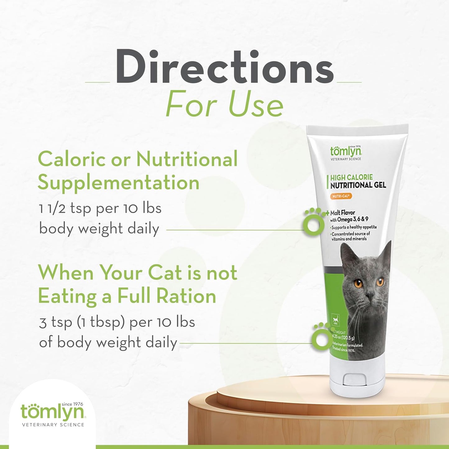 2-Pack TOMLYN Nutri-Cal for Cats High Calorie Dietary Supplement, 4.25-Ounce Tube - 2 Pack
