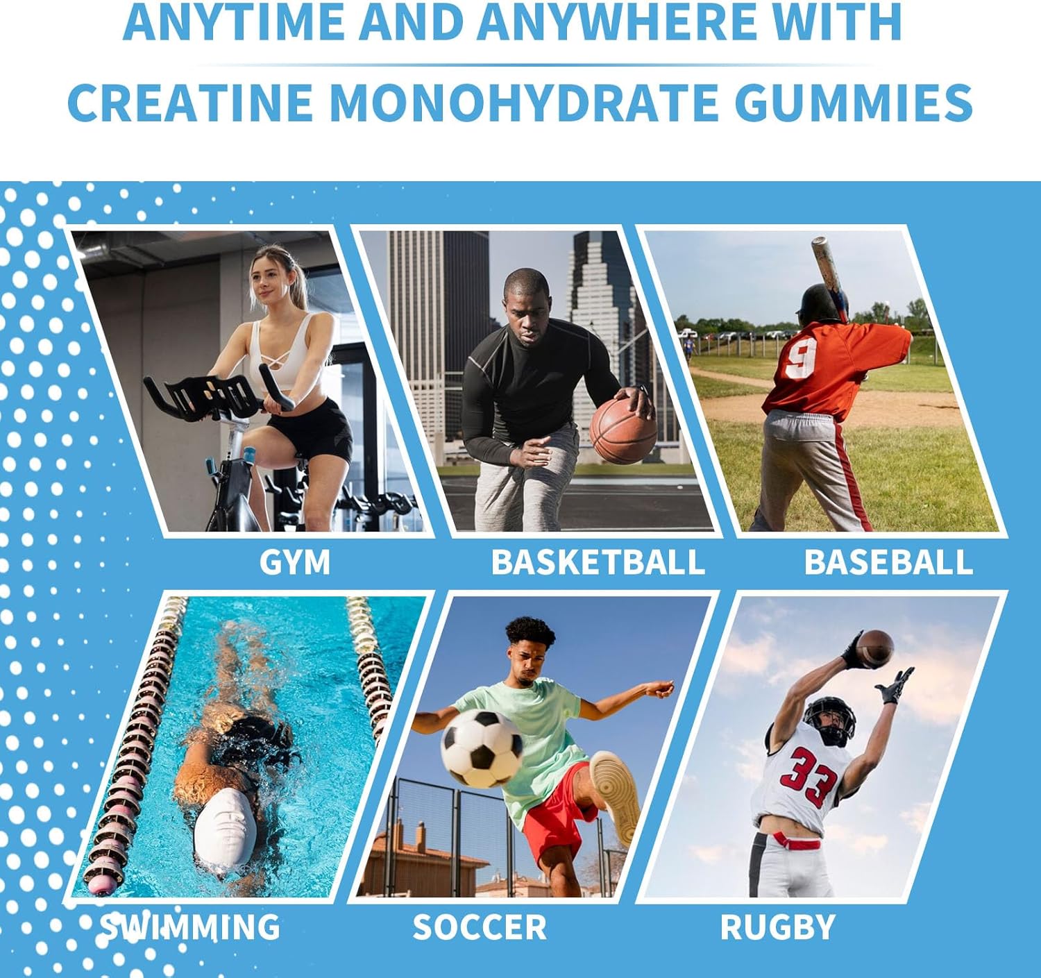 2 Pack Vegan Creatine Monohydrate Gummies for Men & Women - Muscle Builder, Energy Boost, Pre-Workout Supplement - 120 Count