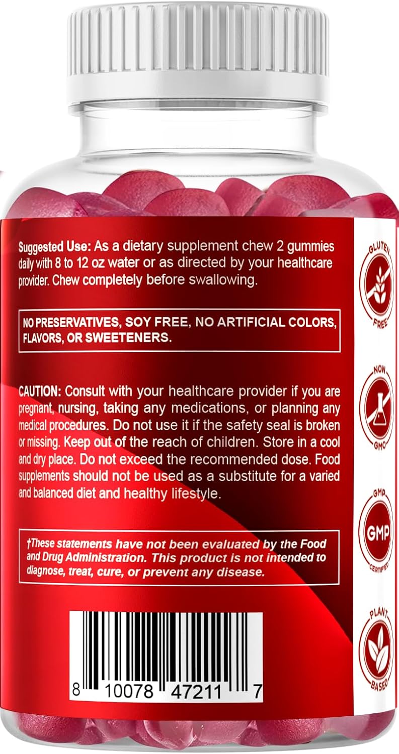 2 Pack Vitamatic Sugar Free Chromium Gummies with Ceylon Cinnamon - Non-GMO, Gluten Free, Vegan - 60 Gummies