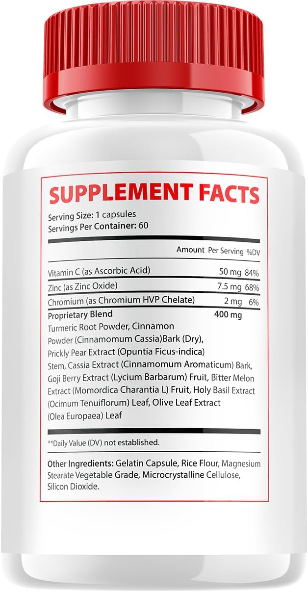 2 Pack Vitamoon Gluco Bio Healthy Vitamin Support Supplement - Advanced Formula Maximum Strength Reviews, 120 Capsules