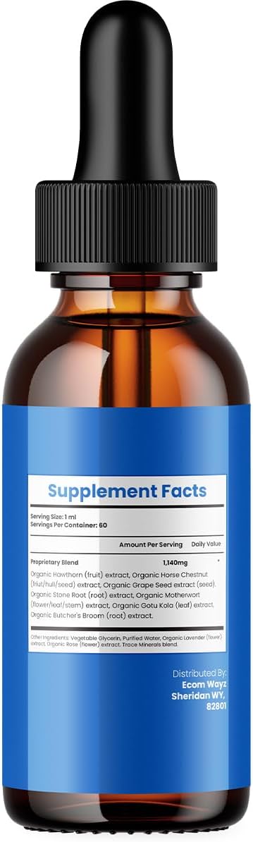 2 Pack Vitamoon NeuroQuiet Drops - Advanced Formula for Hearing Support, Cognitive Health, Wellness - 2 Month Supply