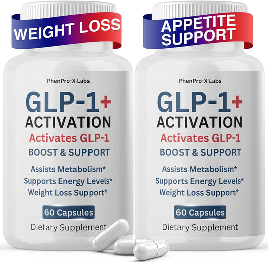 (2 Pack) Women's GLP-Activate: Natural GLP1 Booster for Metabolism Support, 120 Capsules
