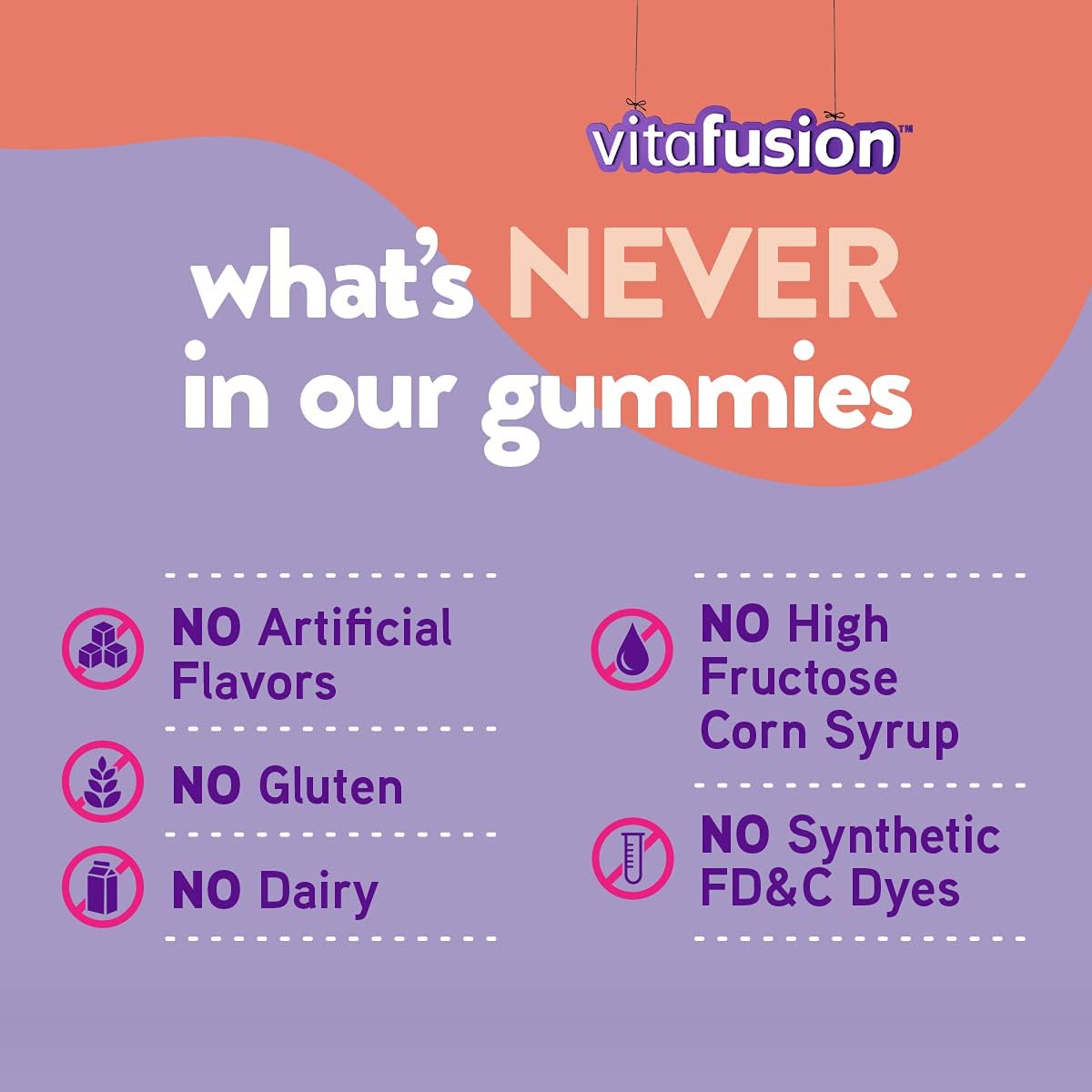2 Packs of 90ct Vitafusion Fiber Well Fit Sugar Free Gummies