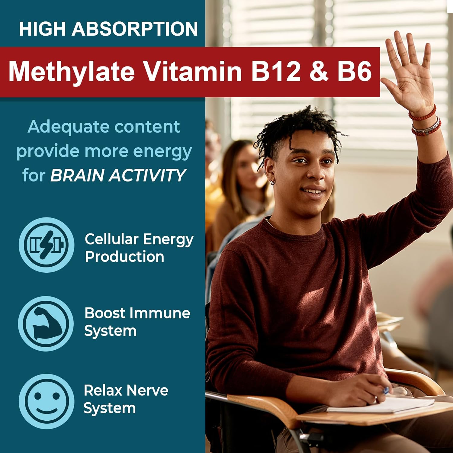 2 Packs of NEVISS Sugar-Free L-Tyrosine Gummies with Brain Health Herbs and Vitamins for Sustained Focus and Energy