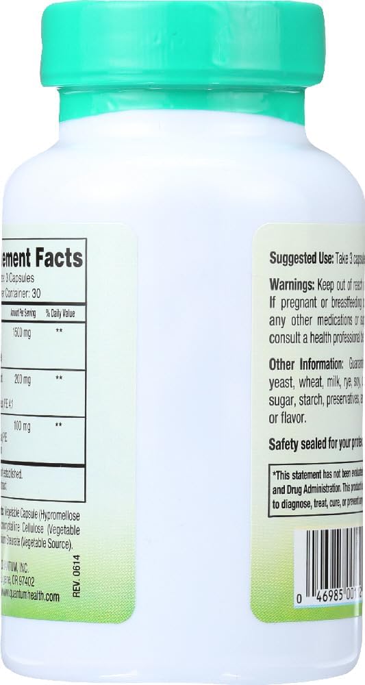 2 Packs of Quantum Health Super Immune Vegetarian Capsules, 90 Count Each