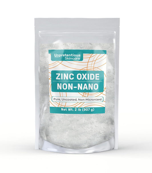 2 Pound Bag of Pure Uncoated Non-Nano Zinc Oxide for Convenient Storage
