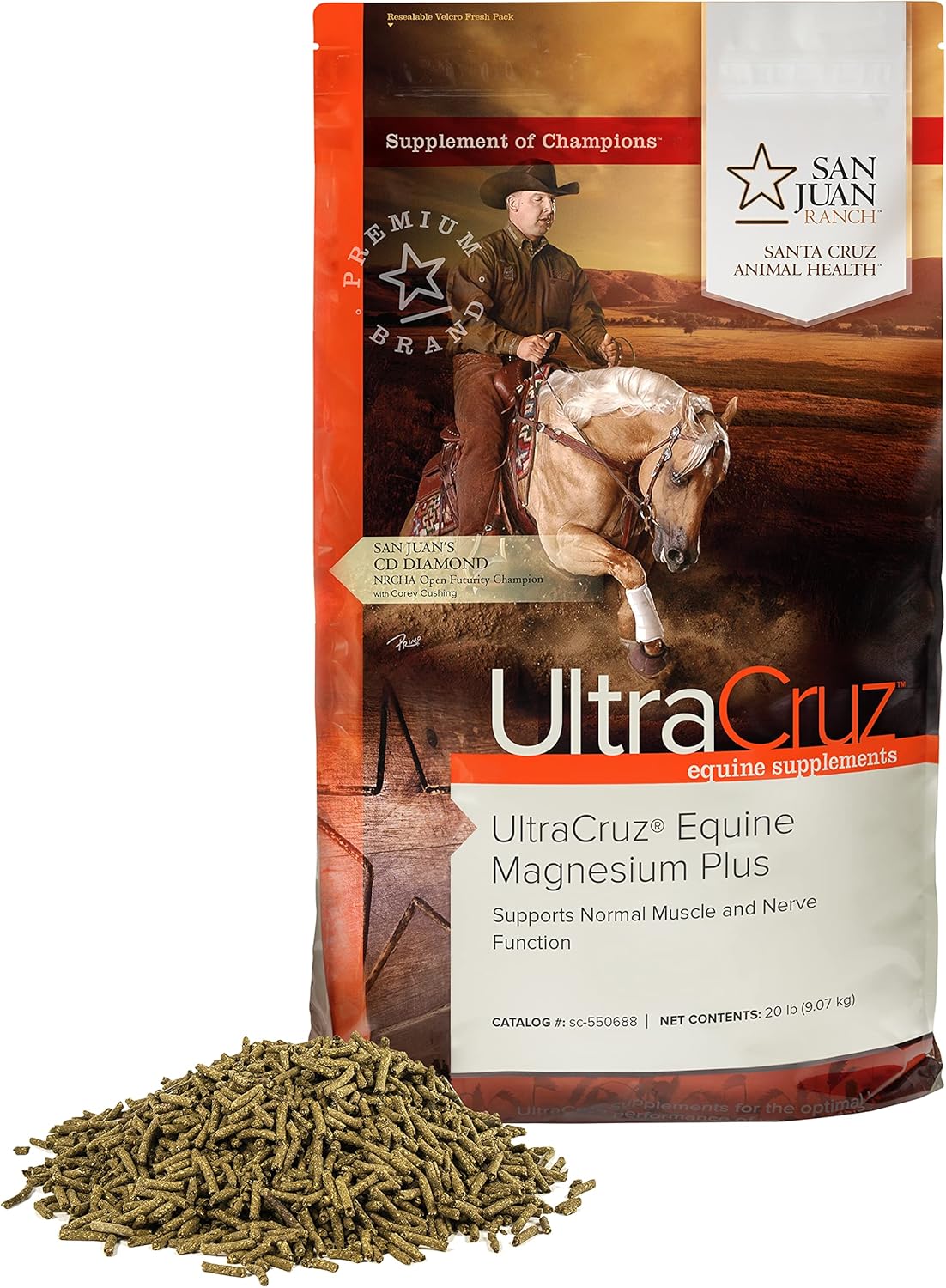 20 lb UltraCruz® Equine Magnesium Plus Supplement for Horses