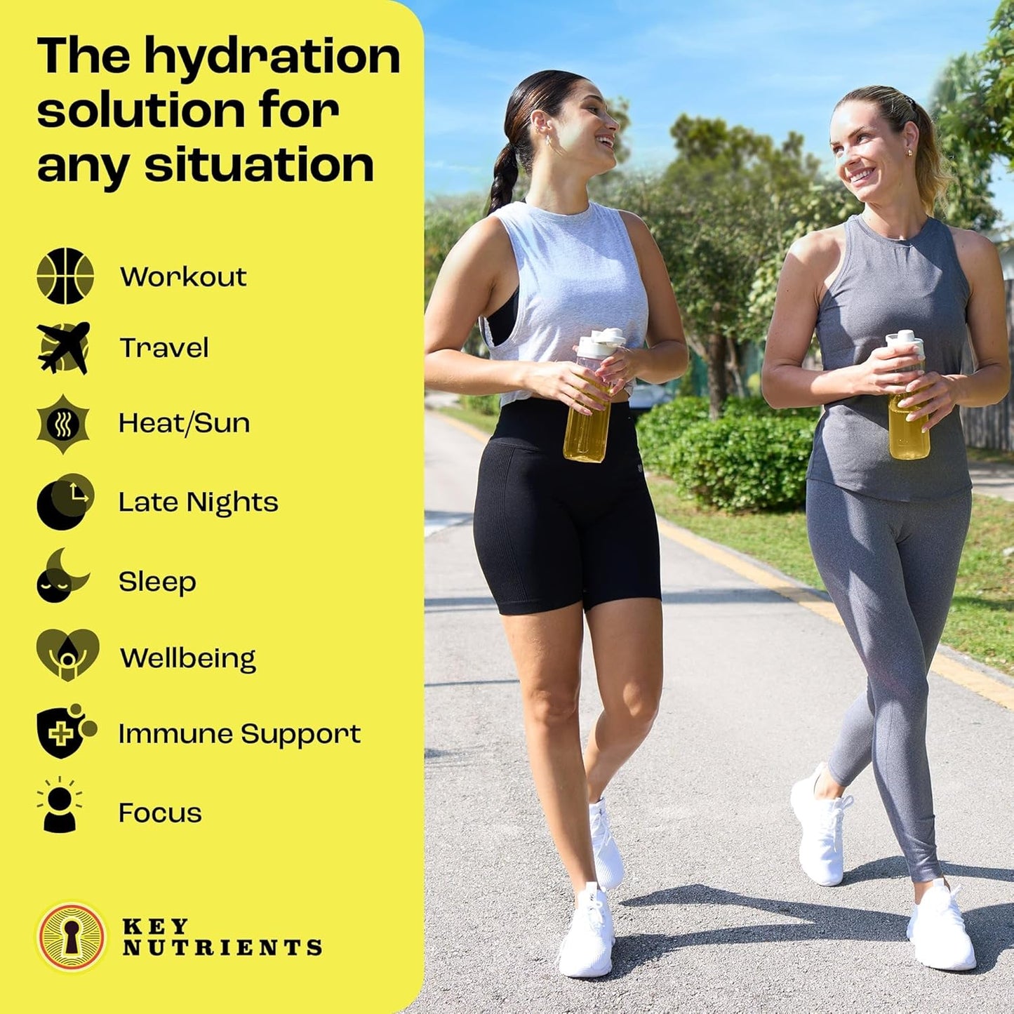 20 Pack Electrolyte Powder Packets in Refreshing Lemonade Flavor - Travel-Friendly Hydration Powder with Key Nutrients - Sugar-Free, Calorie-Free, Gluten-Free - Made in USA