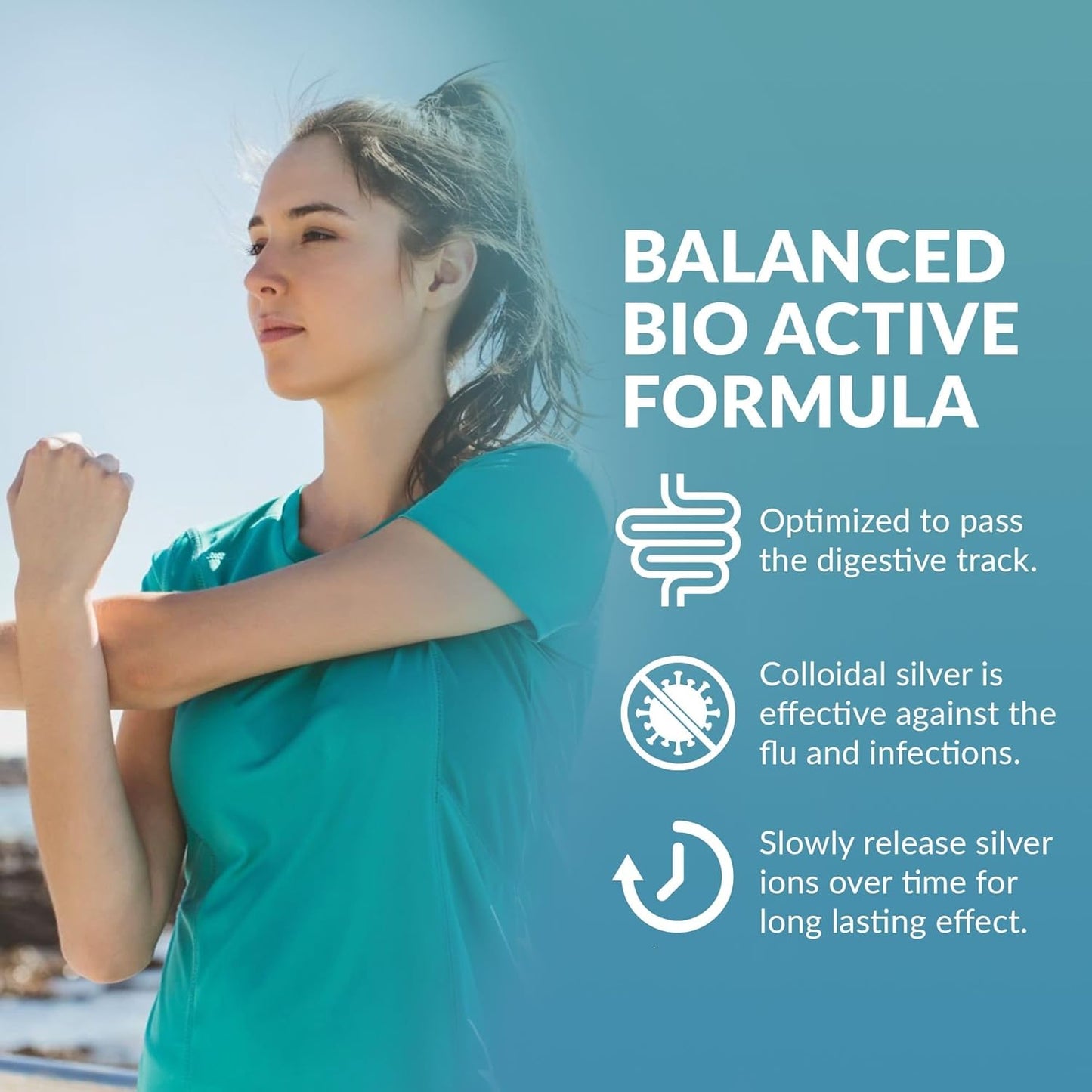 20 PPM ProSILVER Blue Label Colloidal Silver Liquid (16oz) - Immune Support, Nano-Sized Silver, Dark Glass Bottle by Thrival Labs