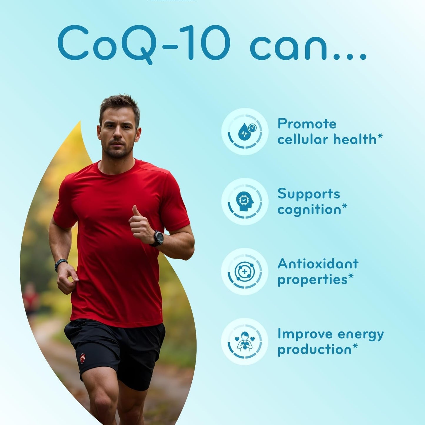200 Capsules of Clear Formulas Pure CoQ10 200mg for Fast Absorption - Non-GMO Formula