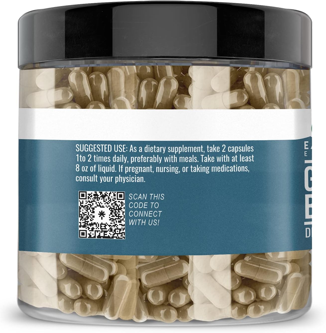 200 Capsules of Earthborn Elements Pure Green Coffee Bean Extract - No Additives, Undiluted