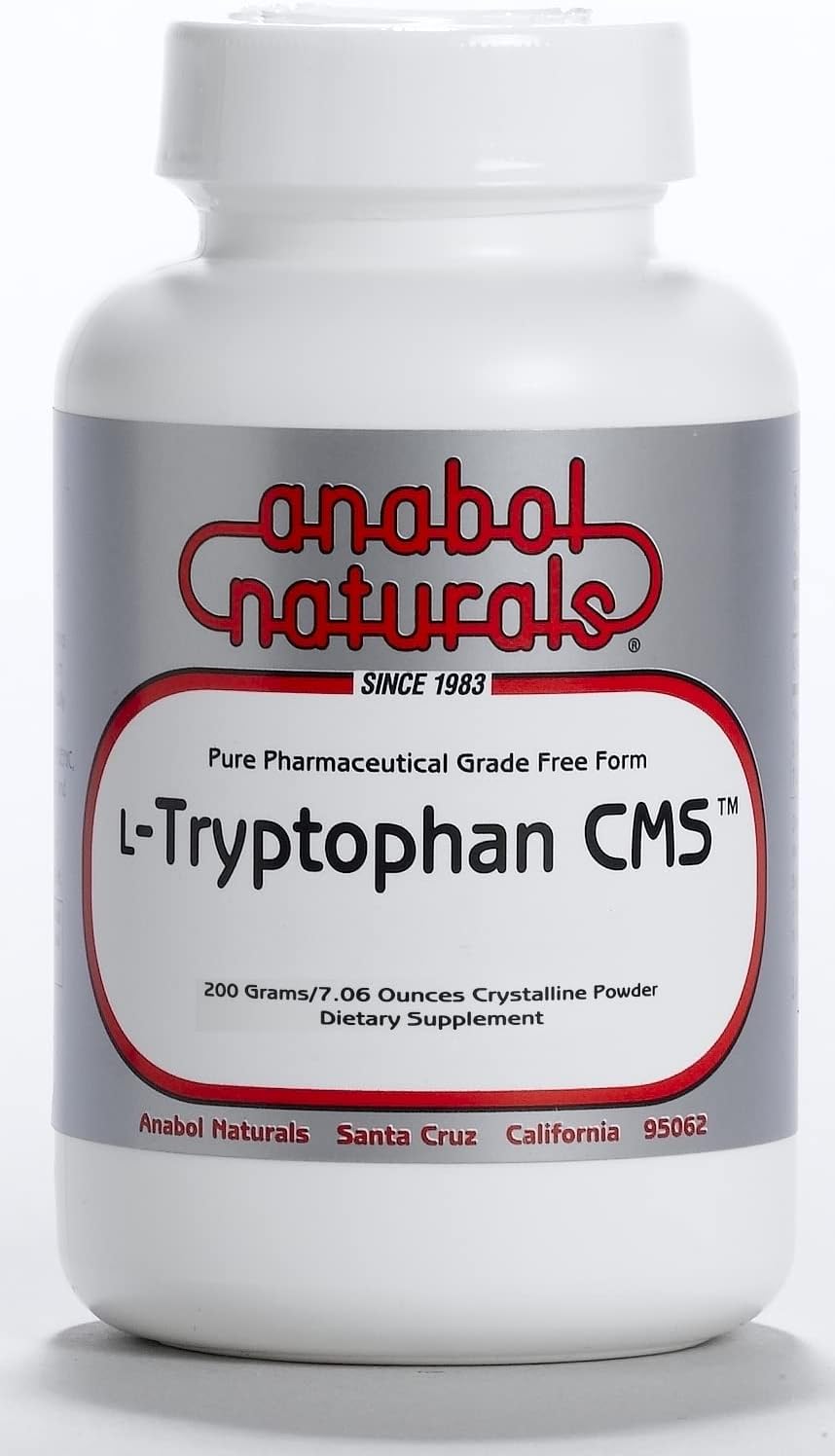 200 Grams Pure Crystalline L-Tryptophan Powder for CMS