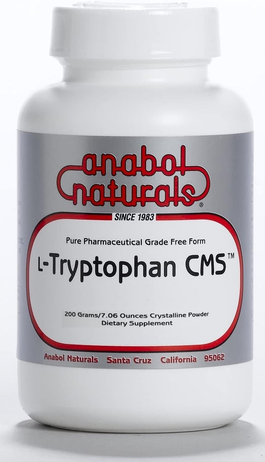 200 Grams Pure Crystalline L-Tryptophan Powder for CMS
