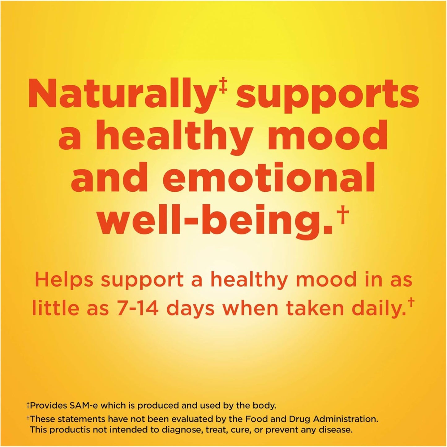 200 mg SAM-e Tablets for Mood Support - 60 Count