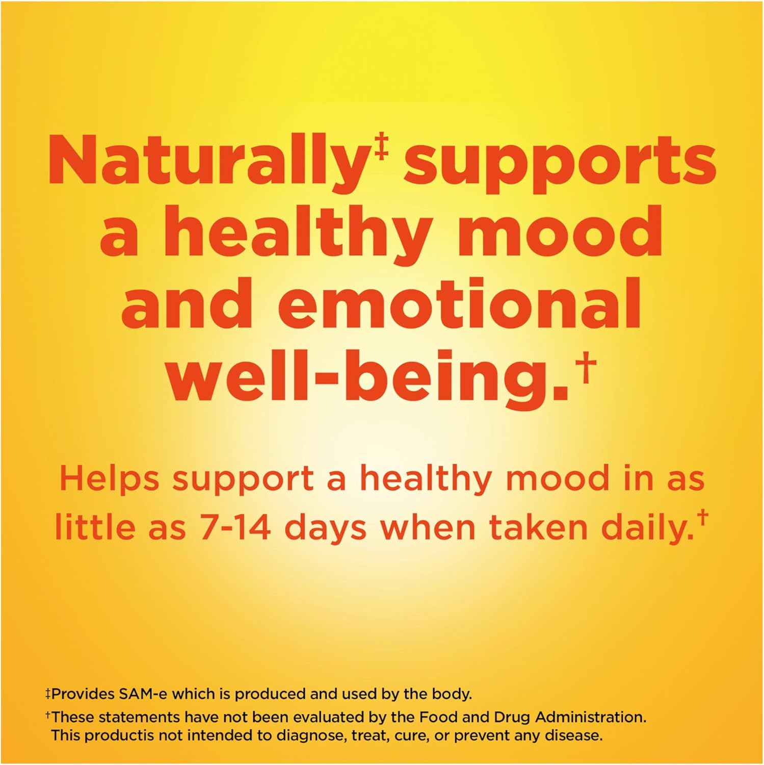 200 mg SAM-e Tablets for Mood Support - 60 Count