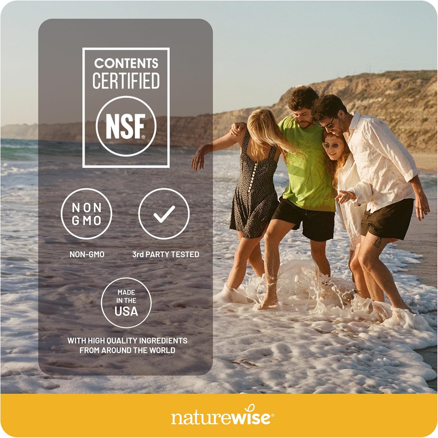 200 Mini Softgel NatureWise Vitamin D3 5000iu (125 mcg) for Immune Support, Muscle Function & Bone Health - Non-GMO, Gluten Free, Organic Olive Oil - 200-Day Supply