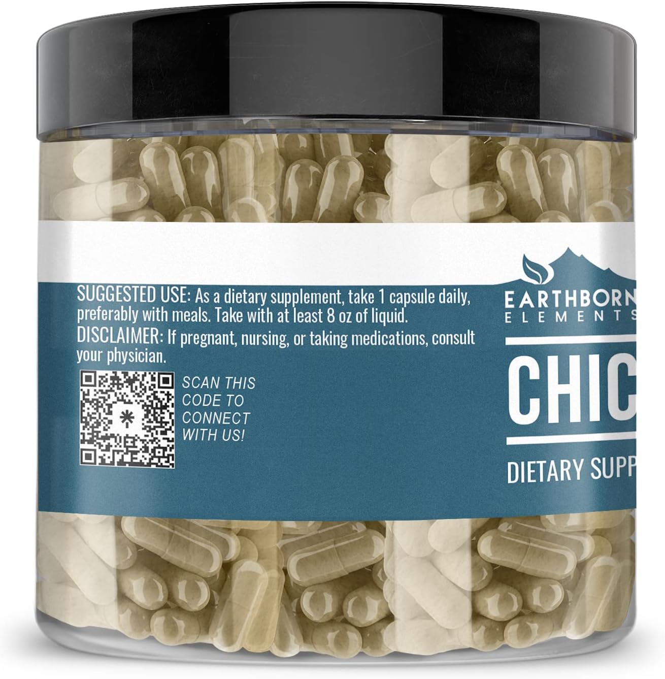 200 Pure Chickweed Herb Capsules - Earthborn Elements, No Fillers or Additives