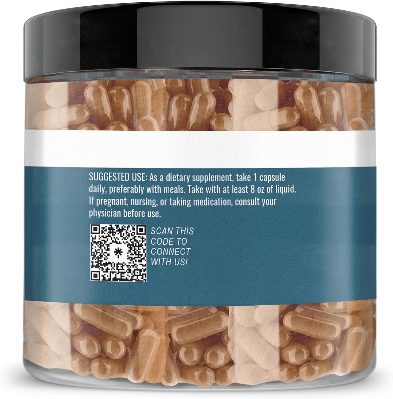 200 Pure & Undiluted Green Tea Extract Capsules by Earthborn Elements - Additive-Free