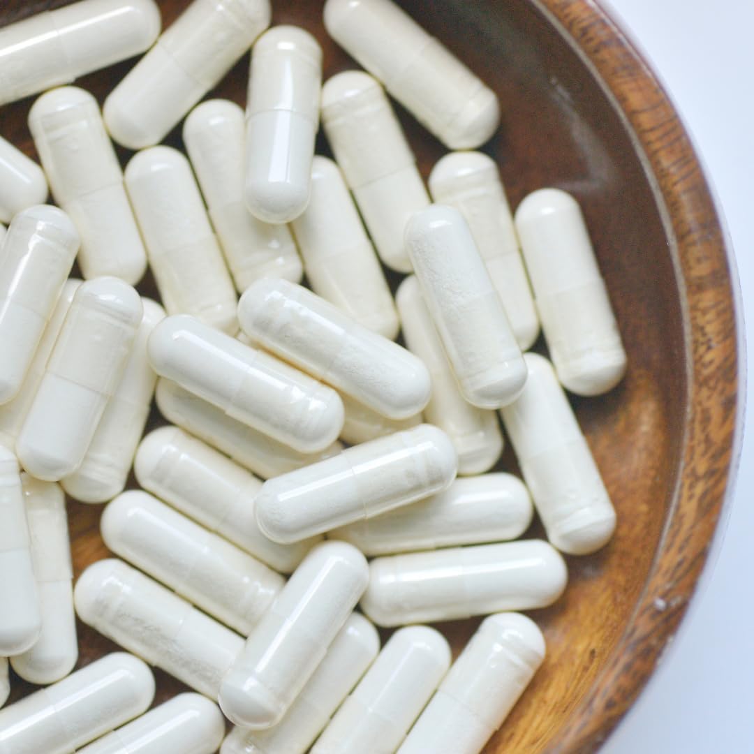 200 Pure & Undiluted Potassium Bicarbonate Capsules by Earthborn Elements - No Additives Included