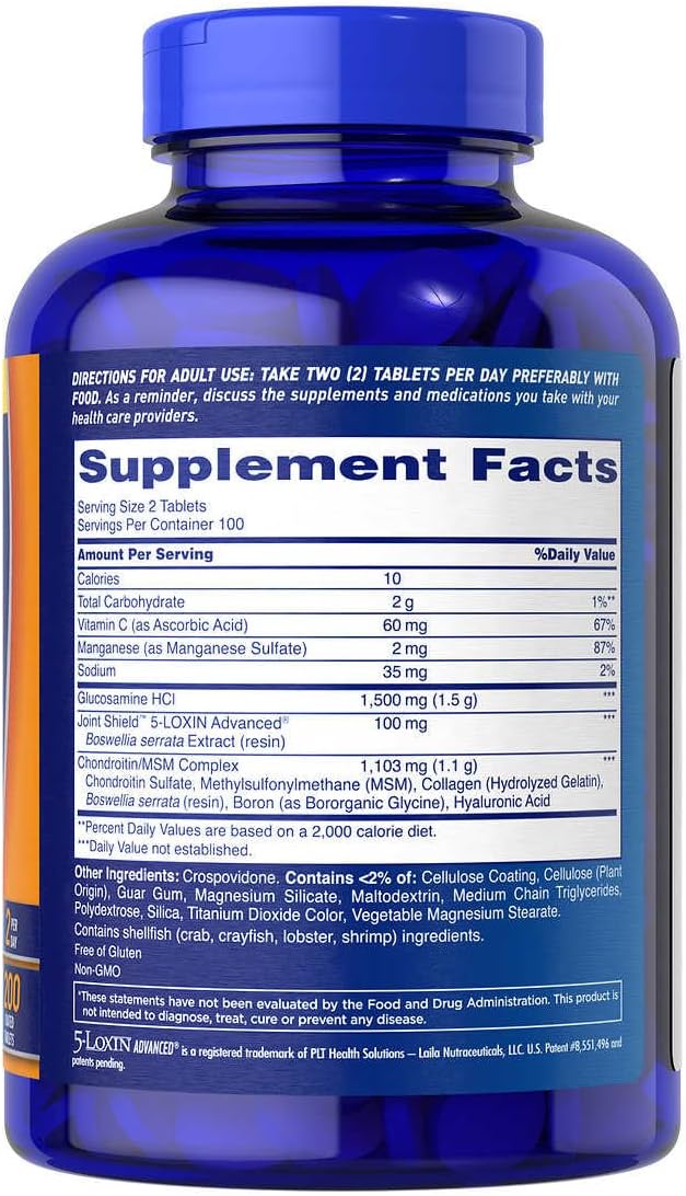 200 Tablets Osteo Bi Flex Triple Strength with Glucosamine - 3 Month Supply for Joint Strengthening and Mobility Support