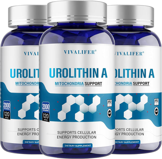 2000mg Urolithin A Supplement - 360 Capsules for Healthy Aging & Cell Repair, Antioxidant Support for Men & Women