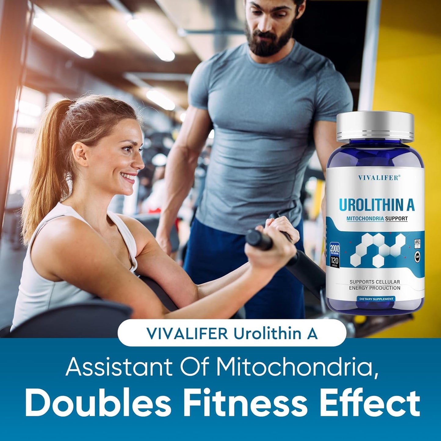 2000mg Urolithin A Supplement - 360 Capsules for Healthy Aging & Cell Repair, Antioxidant Support for Men & Women