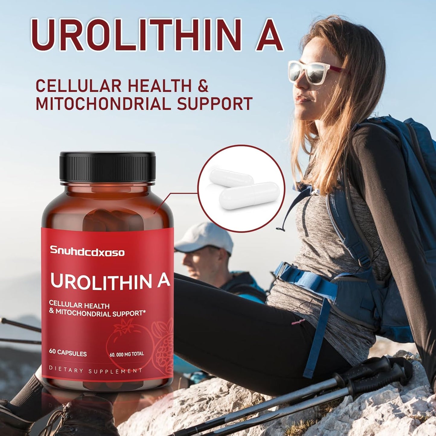 2000mg XUIZNEOW Urolithin A Supplement for Enhanced Strength