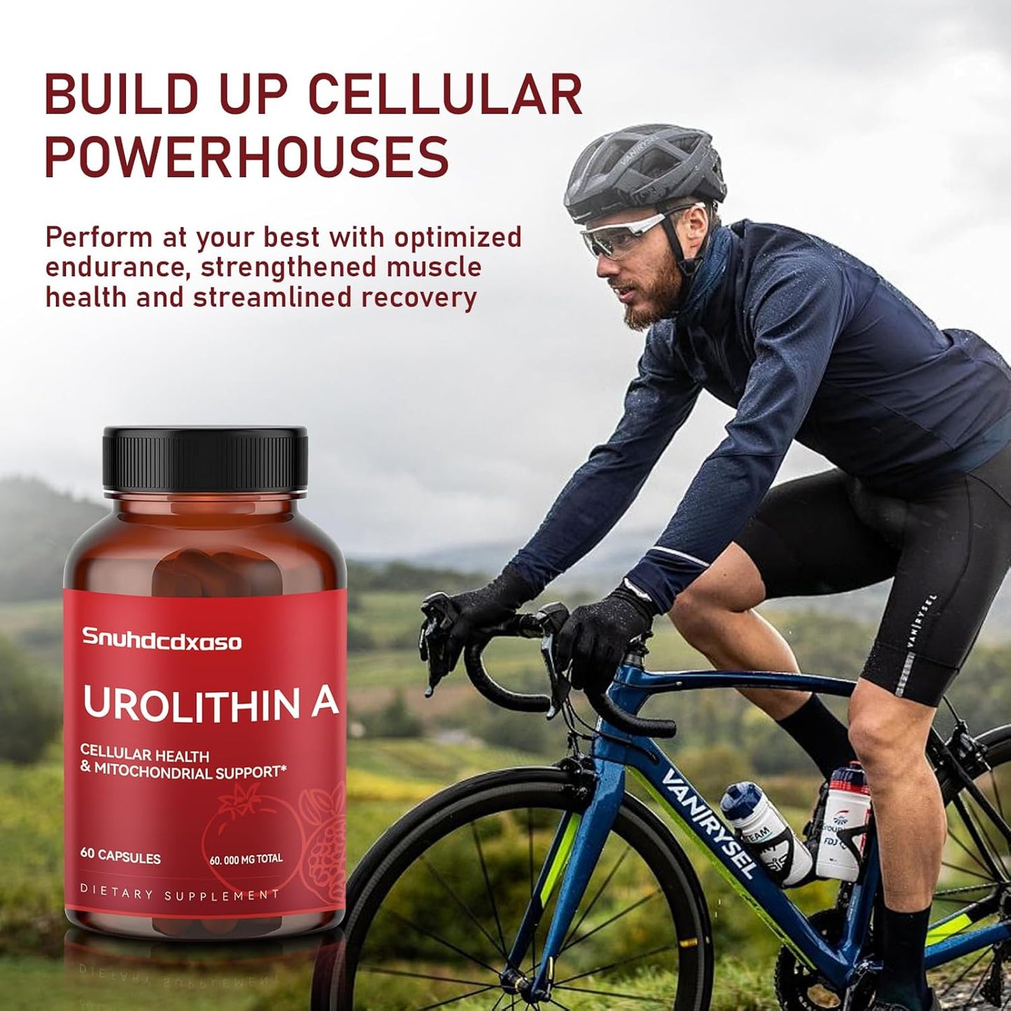 2000mg XUIZNEOW Urolithin A Supplement for Enhanced Strength