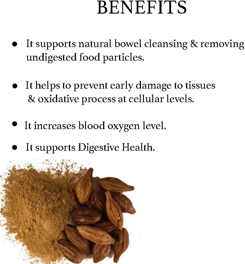 200g Bixa BOTANICAL Haritaki Powder | Terminalia Chebula Supplement | Natural Bowel Cleanse | Ayurvedic Herbal, Gluten-Free, Non-GMO, Vegan
