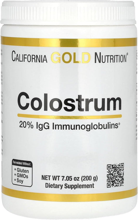 200g California Gold Nutrition Colostrum Powder - High Quality Supplement