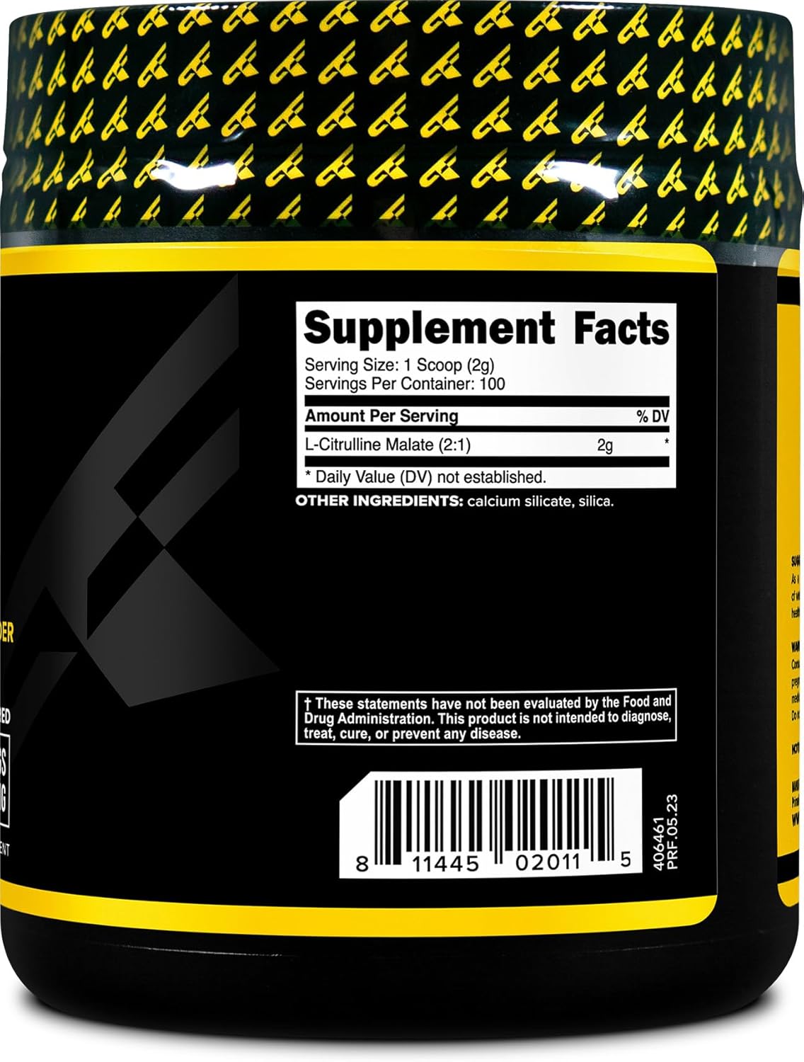 200g PrimaForce L-Citrulline Malate Powder: Unflavored Pre Workout Supplement for Energy, Recovery, Strength – Vegan, Non-GMO