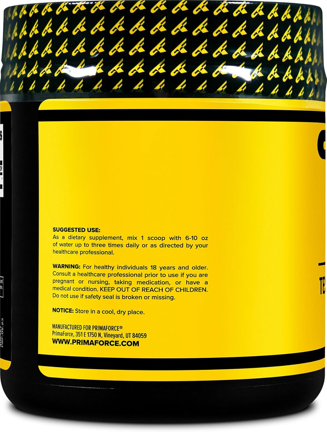 200g PrimaForce L-Citrulline Malate Powder: Unflavored Pre Workout Supplement for Energy, Recovery, Strength – Vegan, Non-GMO