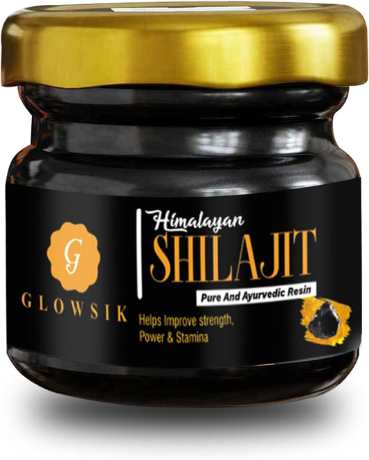 20g G-GLOWSIK Original Himalayan Shilajit Resin for Men & Women - Pure Shilajeet Resin