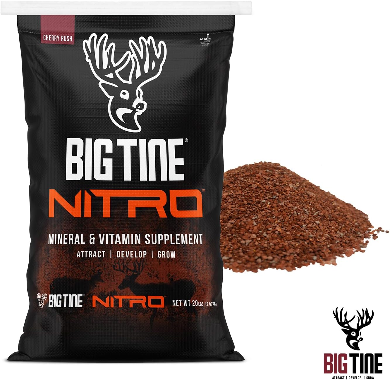 20lb Big Tine Nitro Mineral and Vitamin Supplement for Deer Hunting