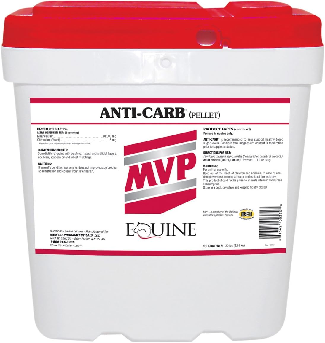 20lb MVP Anti-Carb Supplement for Glucose Metabolism Support