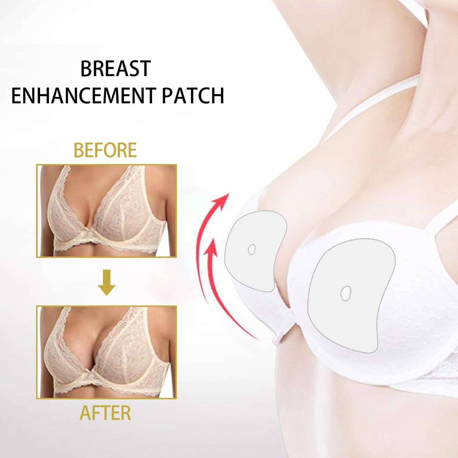 20pcs Weispo Ginger Breast Enhancement Patches - Natural Bust Enlargement Patch