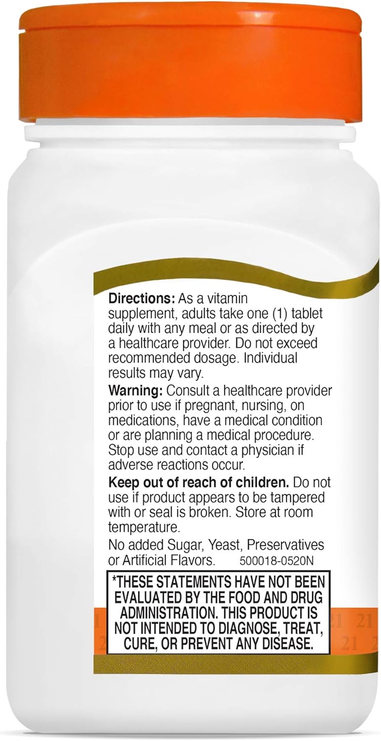 21st Century Vitamin C 500 Mg Tablets, 330 Count in 3-Pack