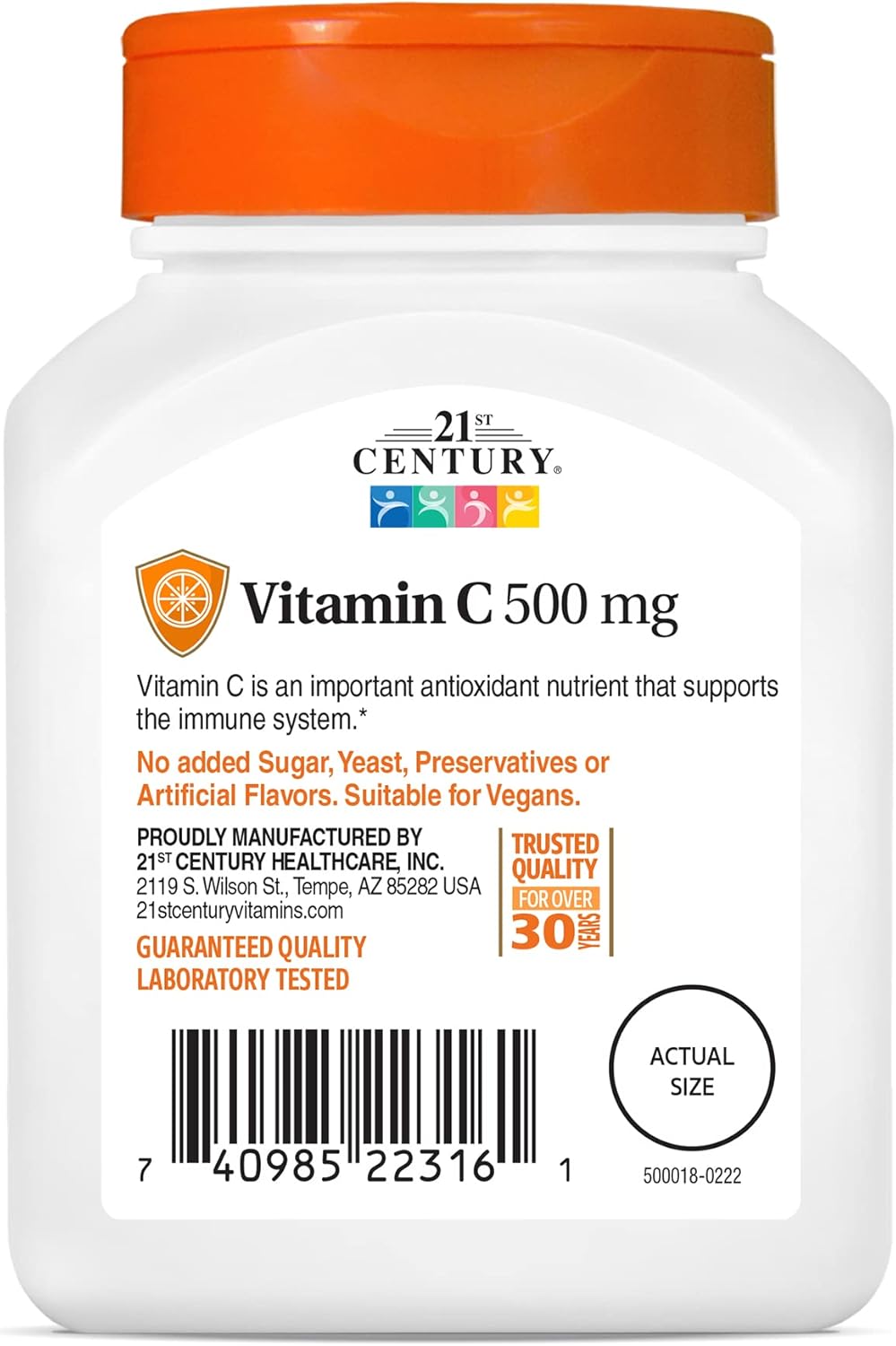 21st Century Vitamin C 500 Mg Tablets, 330 Count in 3-Pack