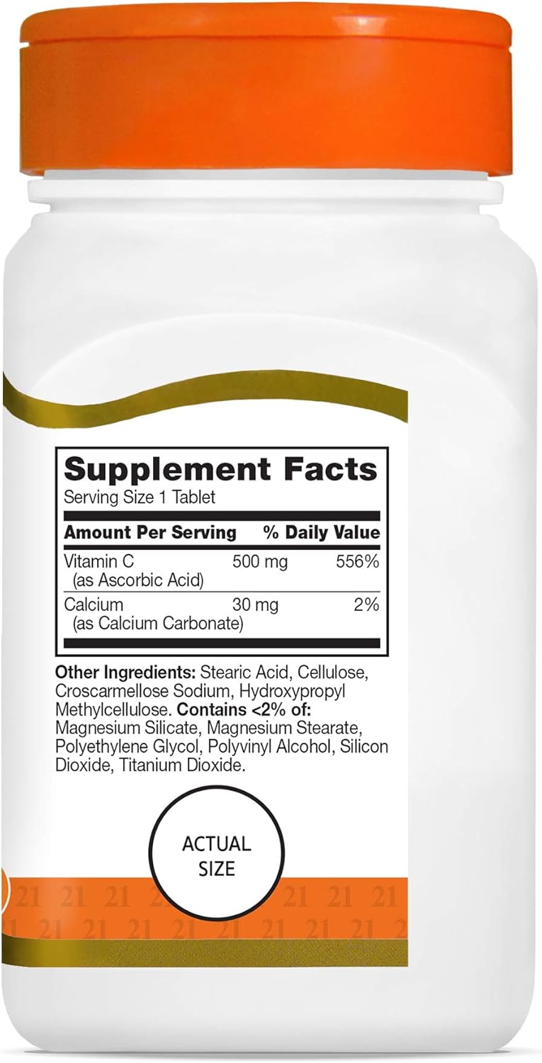 21st Century Vitamin C 500 Mg Tablets, 330 Count in 3-Pack