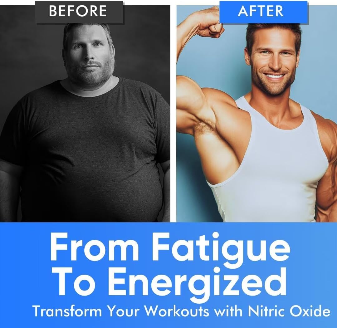 2255mg Nitric Oxide Supplement for Energy Boost and Gym Gains - Beet Root and Grape Seed Extract - 120 Capsules for Men and Women